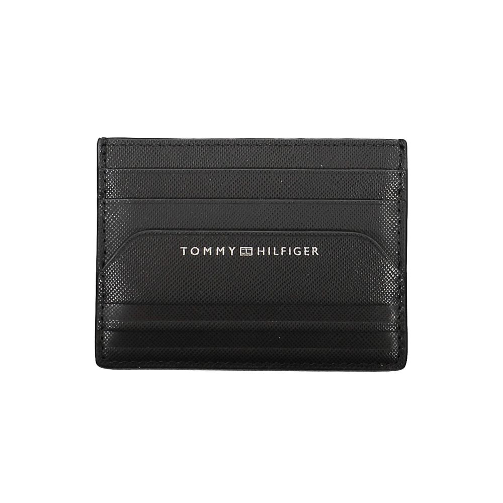 Tommy Hilfiger Black Leather Wallet - ACCEXO