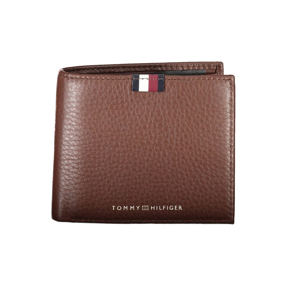 Tommy Hilfiger Brown Leather Wallet - ACCEXO