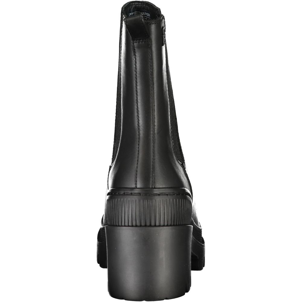 Tommy Hilfiger Black Polyester Boot - ACCEXO
