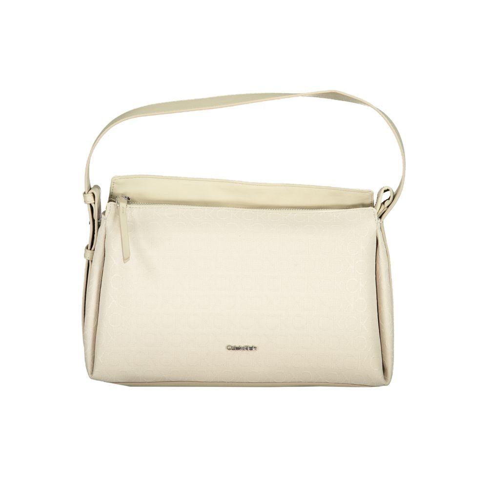 Calvin Klein Beige Polyester Handbag - ACCEXO