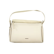 Calvin Klein Beige Polyester Handbag - ACCEXO