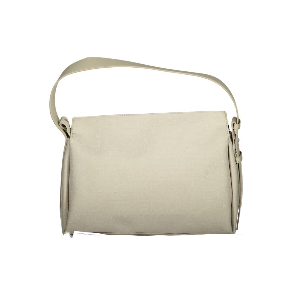 Calvin Klein Beige Polyester Handbag - ACCEXO