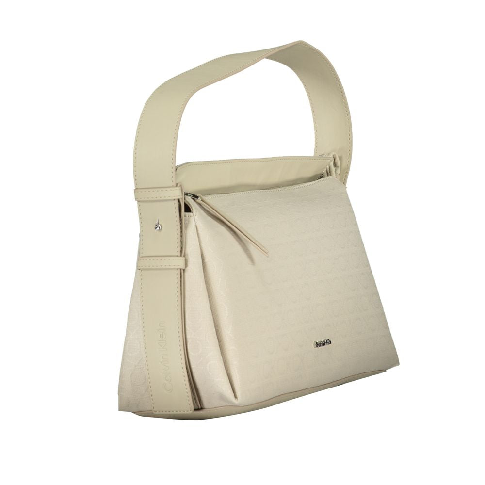 Calvin Klein Beige Polyester Handbag - ACCEXO