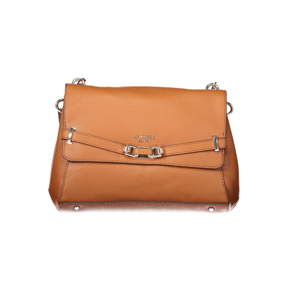 Guess Jeans Brown Polyethylene Handbag - ACCEXO