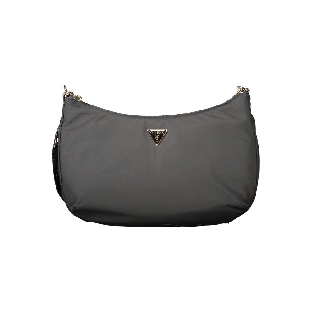 Guess Jeans Black Polyester Handbag - ACCEXO