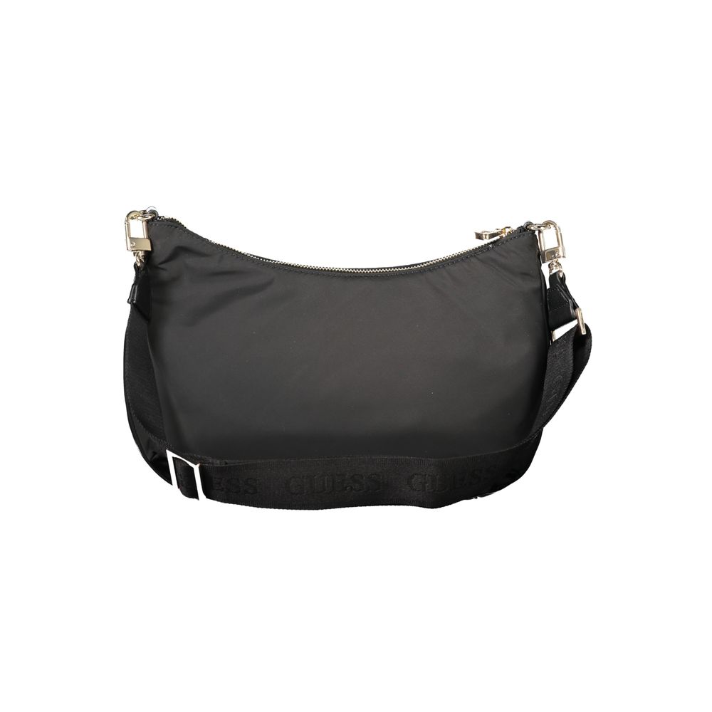 Guess Jeans Black Polyester Handbag - ACCEXO