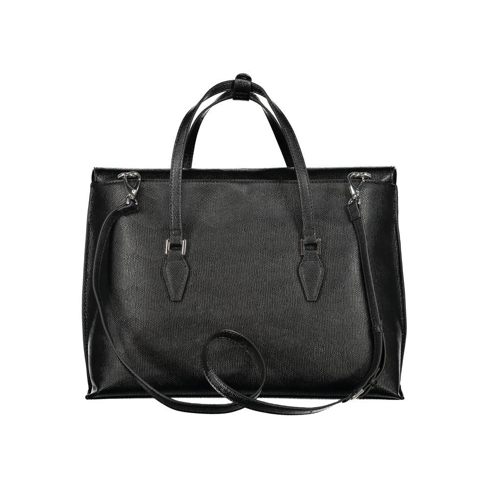 Mario Valentino Black Polyethylene Handbag - ACCEXO