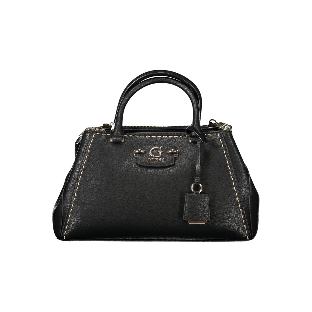 Guess Jeans Black Polyethylene Handbag - ACCEXO