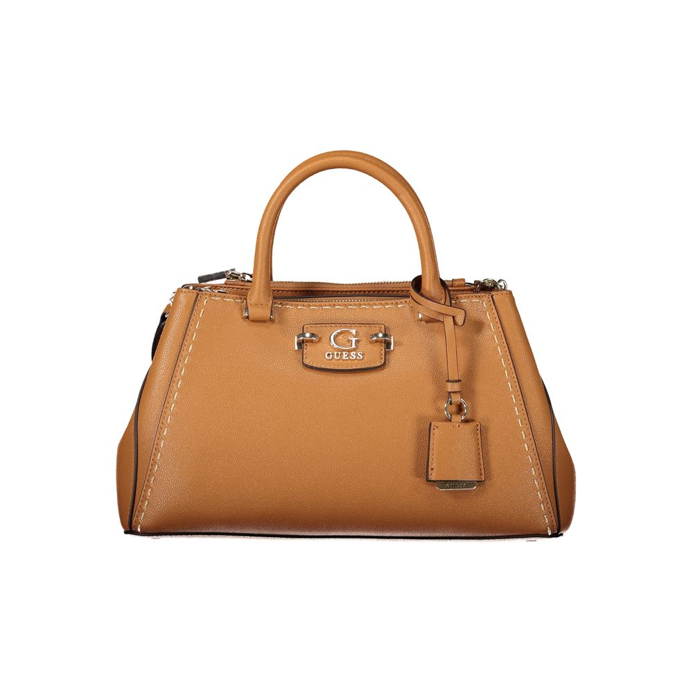Guess Jeans Brown Polyethylene Handbag - ACCEXO
