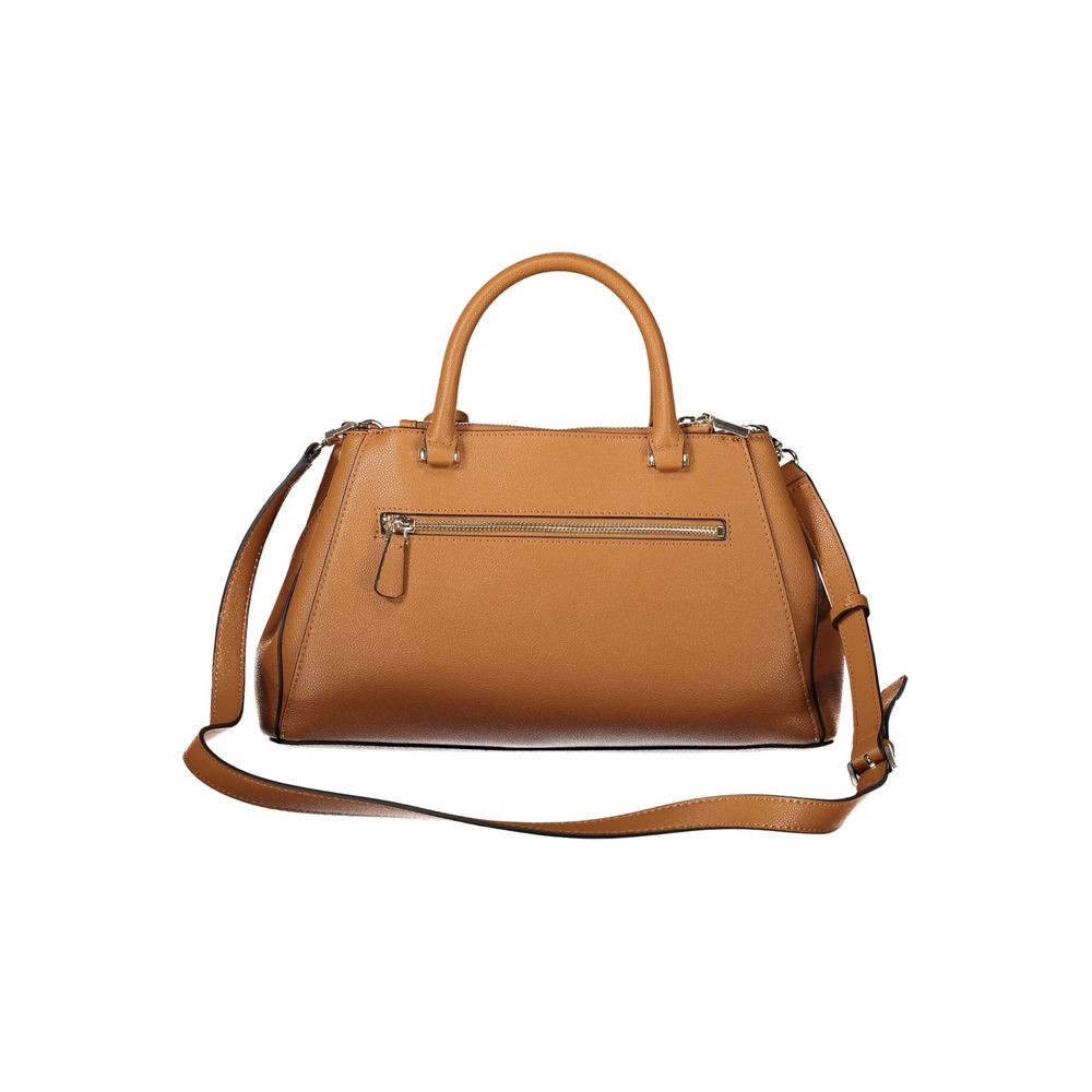 Guess Jeans Brown Polyethylene Handbag - ACCEXO