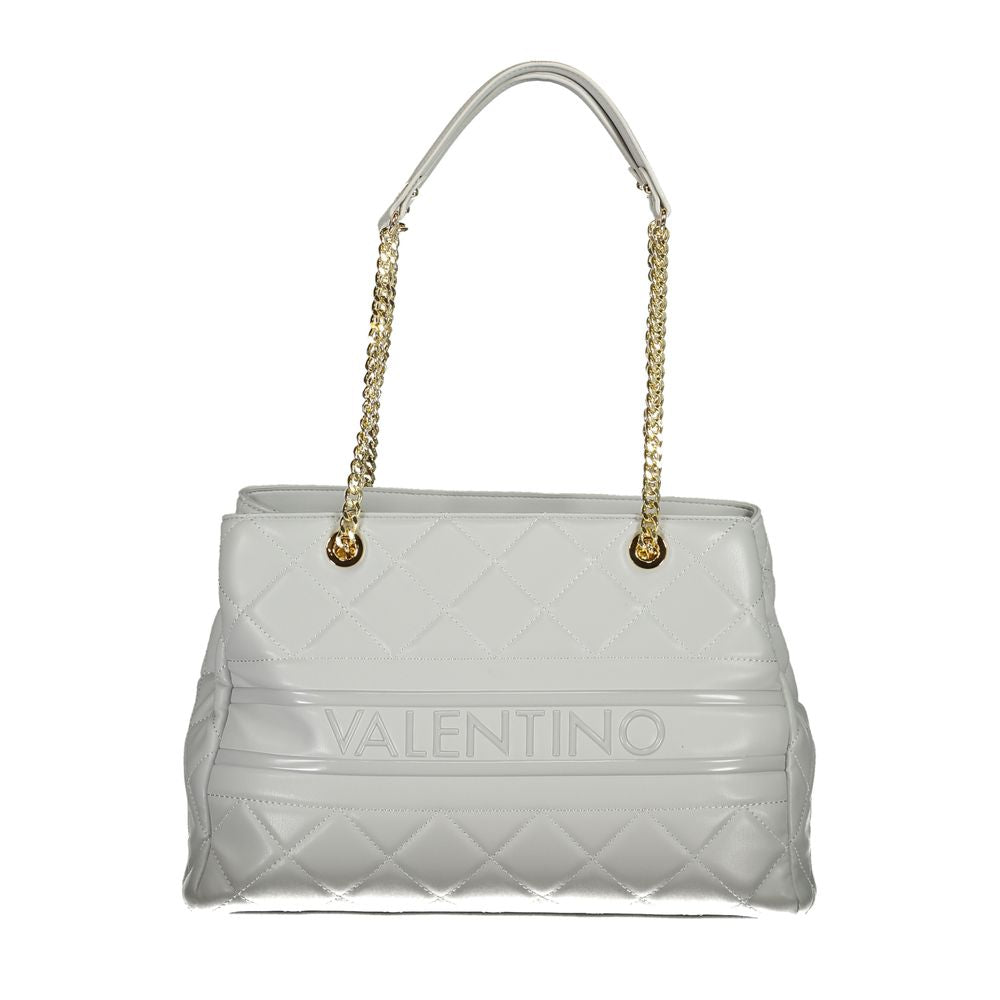 Mario Valentino Gray Polyethylene Handbag - ACCEXO
