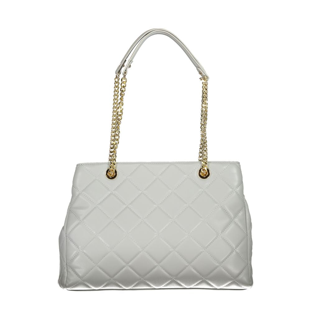 Mario Valentino Gray Polyethylene Handbag - ACCEXO