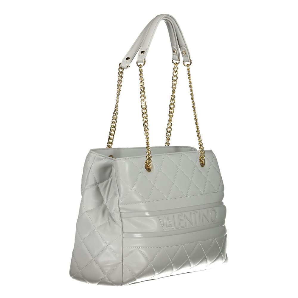 Mario Valentino Gray Polyethylene Handbag - ACCEXO