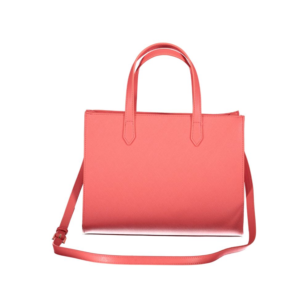 Mario Valentino Pink Polyethylene Handbag - ACCEXO