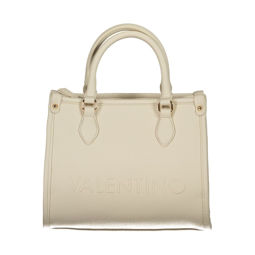 Mario Valentino Beige Polyethylene Handbag - ACCEXO