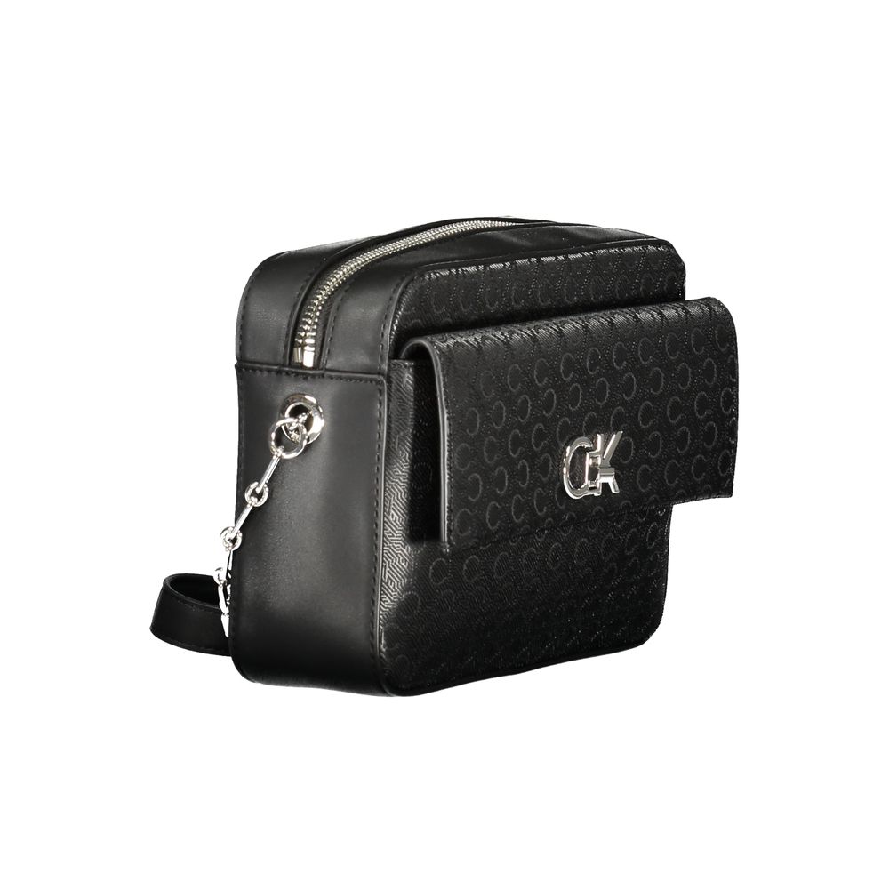 Calvin Klein Black Polyester Handbag - ACCEXO