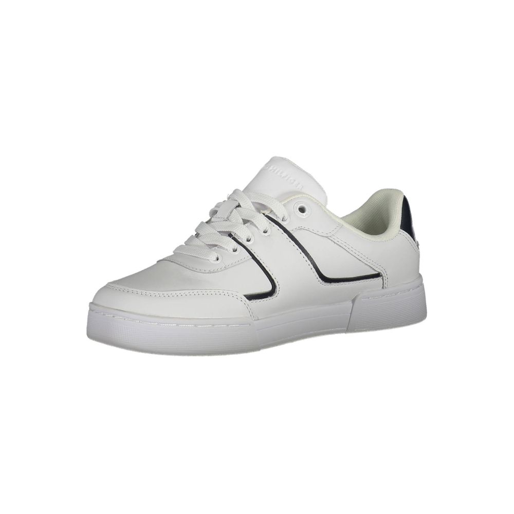 Tommy Hilfiger White Polyester Sneaker - ACCEXO