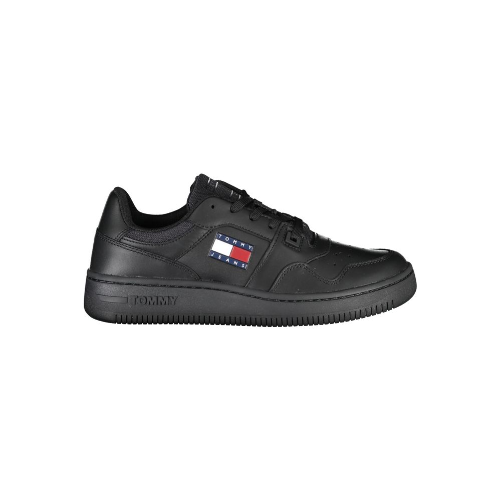 Tommy Hilfiger Black Polyester Sneaker - ACCEXO