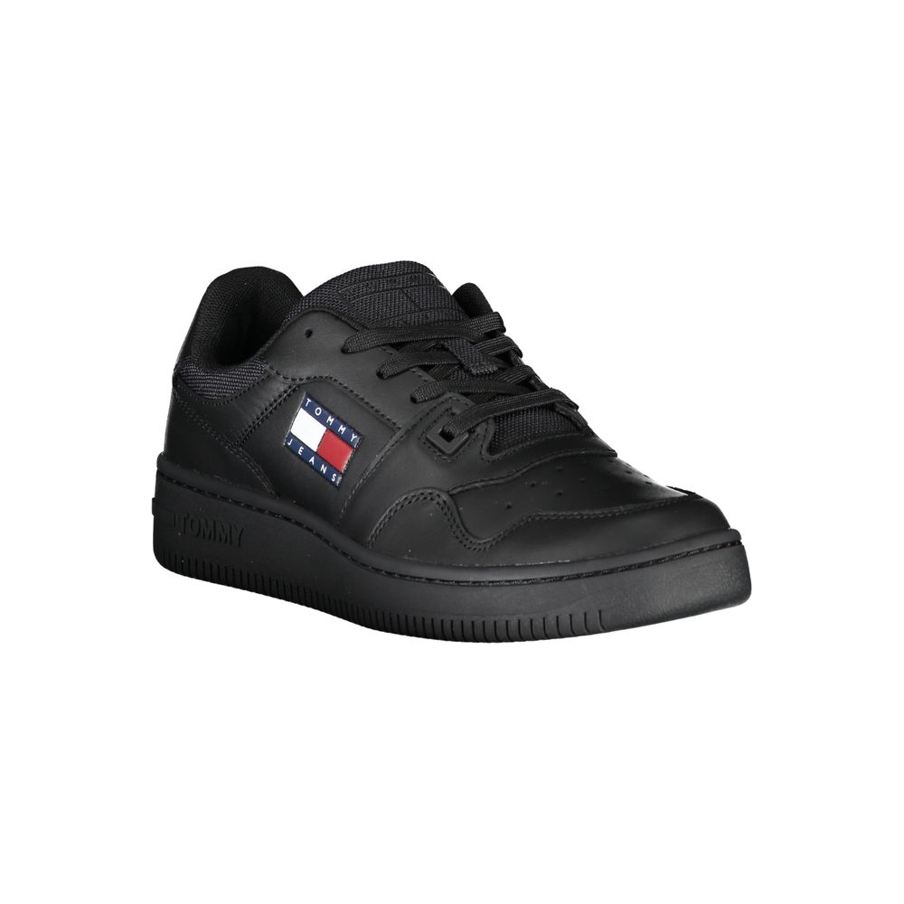 Tommy Hilfiger Black Polyester Sneaker - ACCEXO