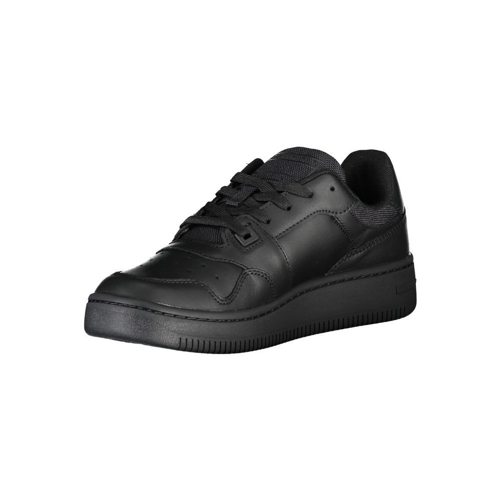 Tommy Hilfiger Black Polyester Sneaker - ACCEXO