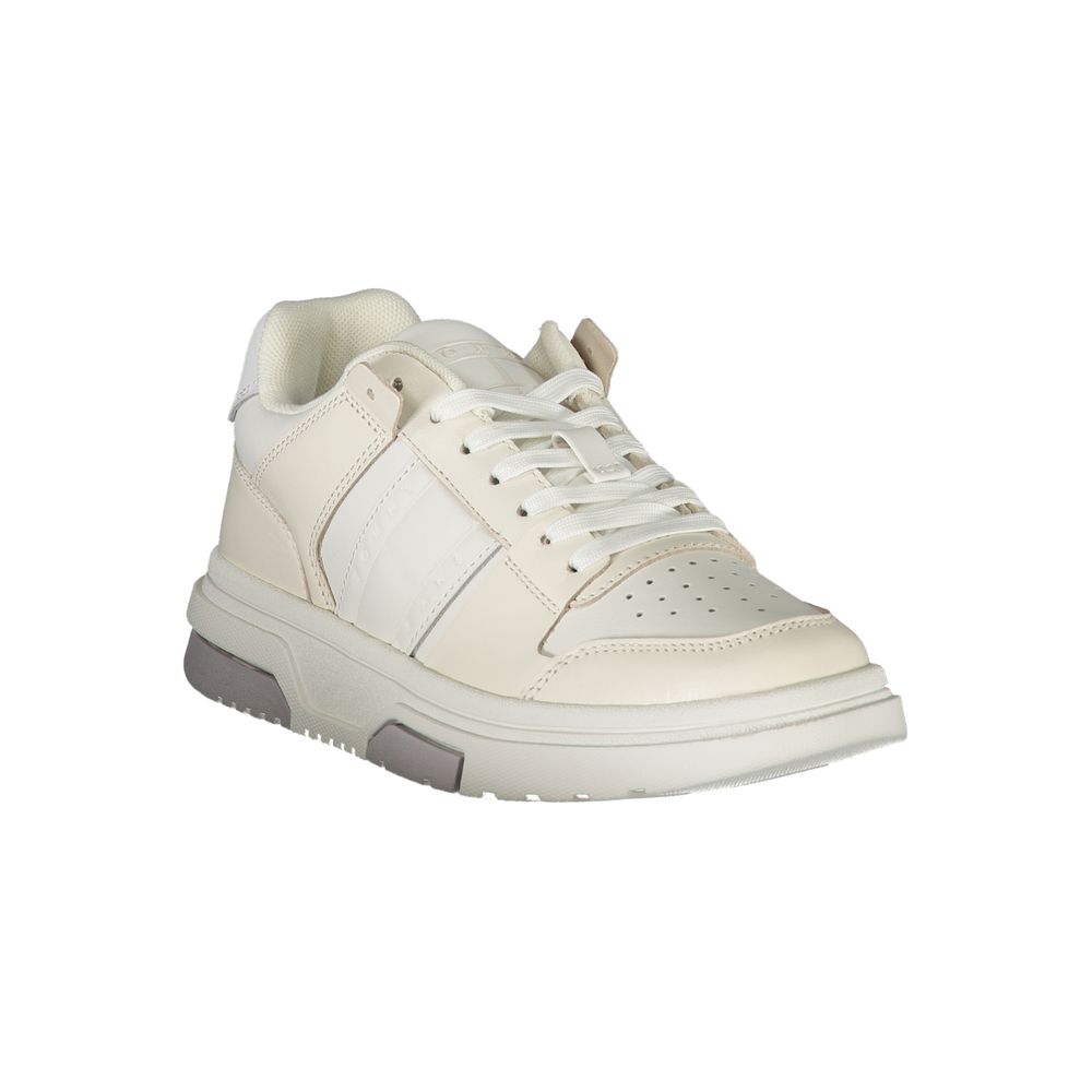 Tommy Hilfiger White Polyester Sneaker - ACCEXO