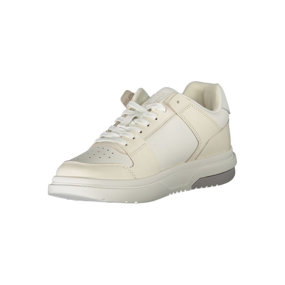 Tommy Hilfiger White Polyester Sneaker - ACCEXO