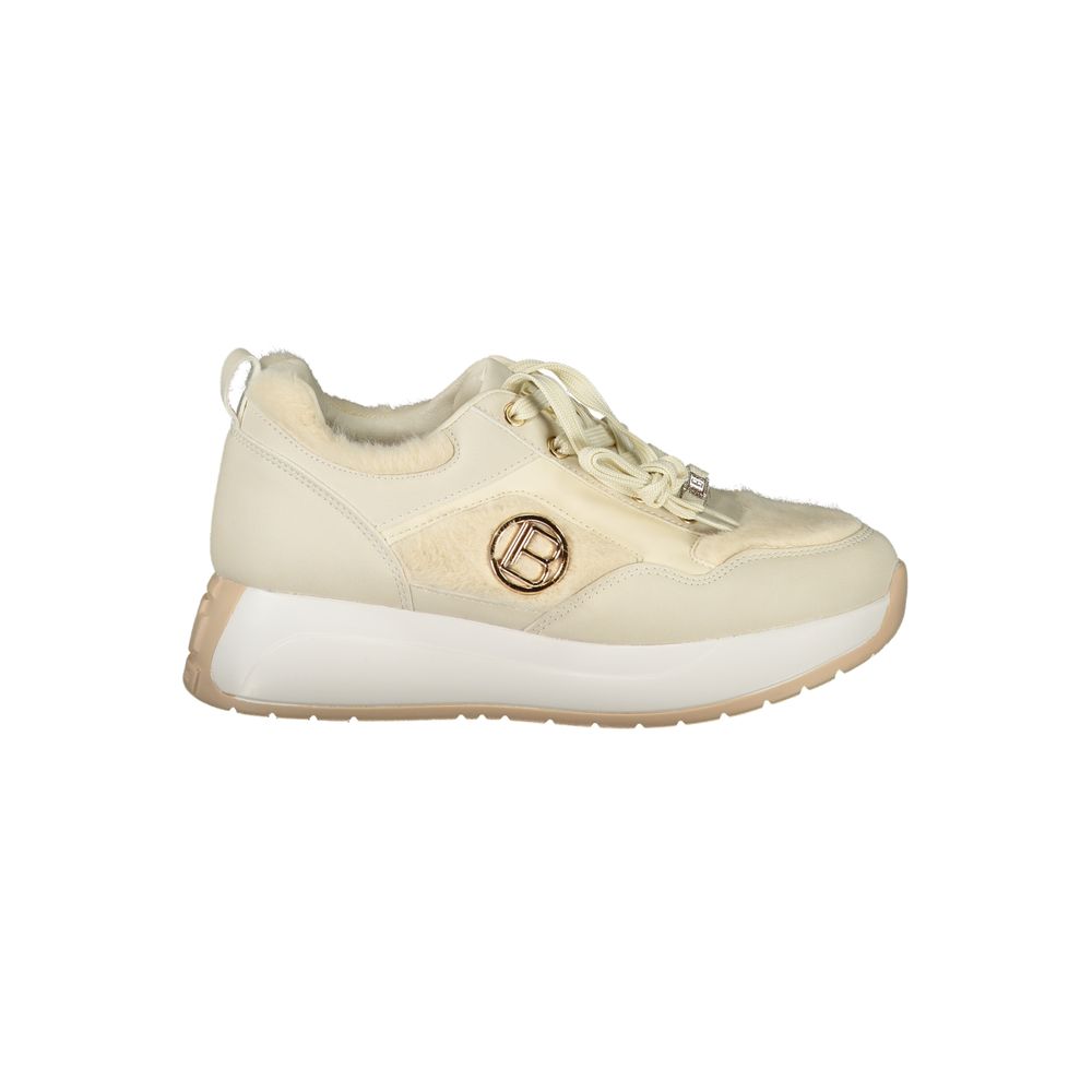 Laura Biagiotti Beige Polyethylene Sneaker - ACCEXO
