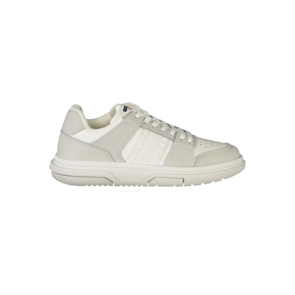Tommy Hilfiger White Polyester Sneaker - ACCEXO