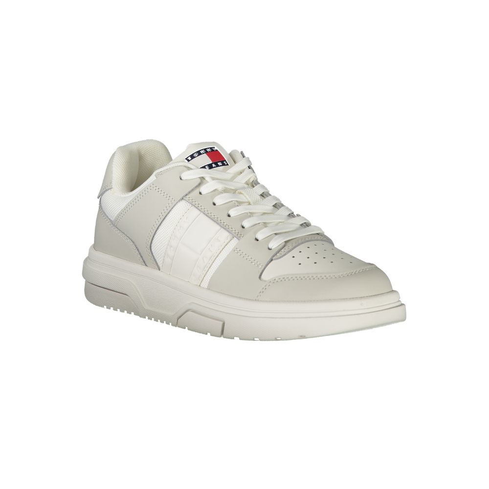 Tommy Hilfiger White Polyester Sneaker - ACCEXO