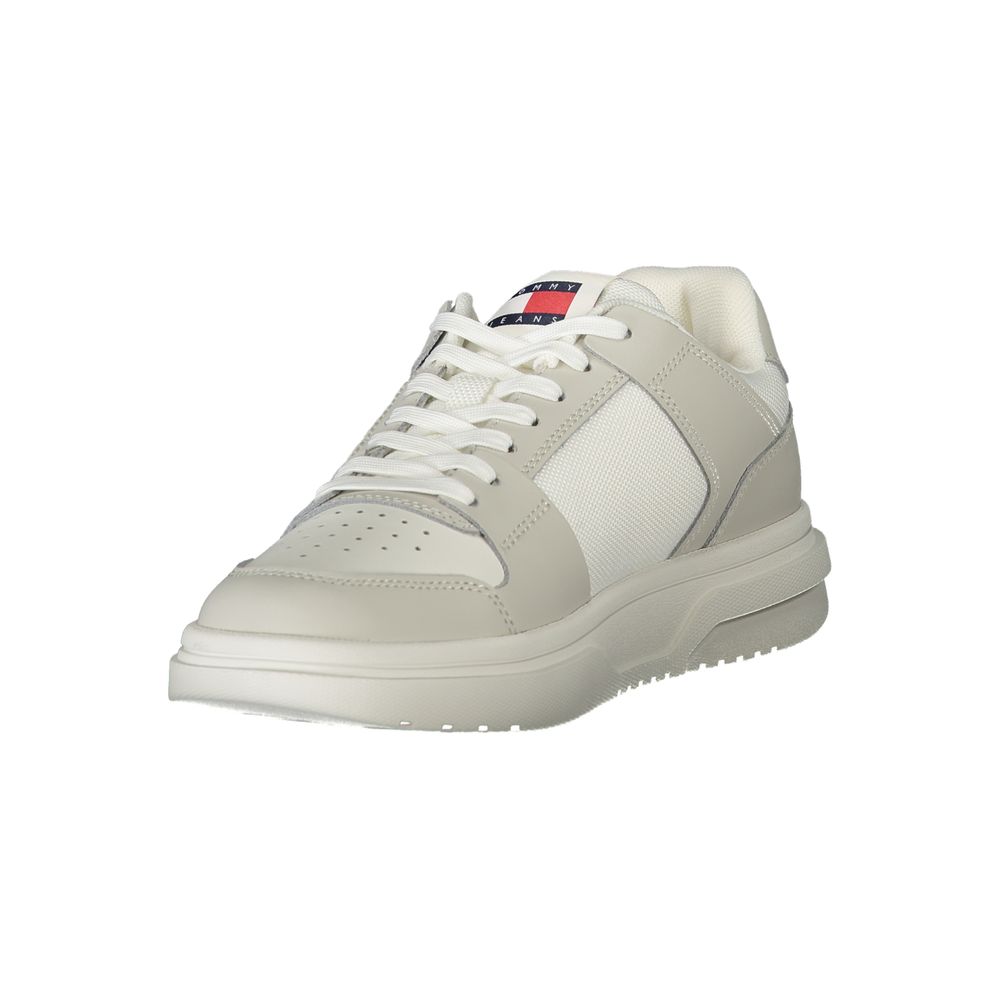 Tommy Hilfiger White Polyester Sneaker - ACCEXO