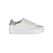 Calvin Klein White Polyester Sneaker - ACCEXO