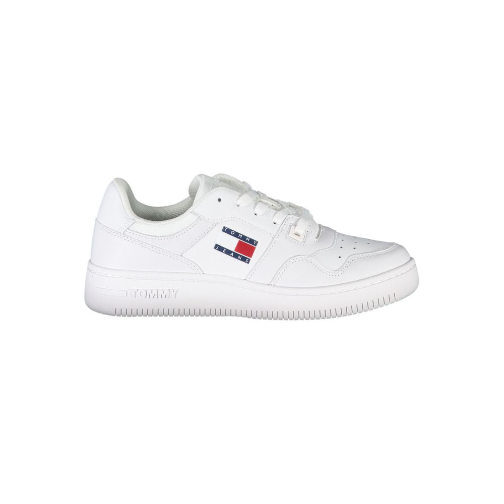 Tommy Hilfiger White Polyester Sneaker - ACCEXO