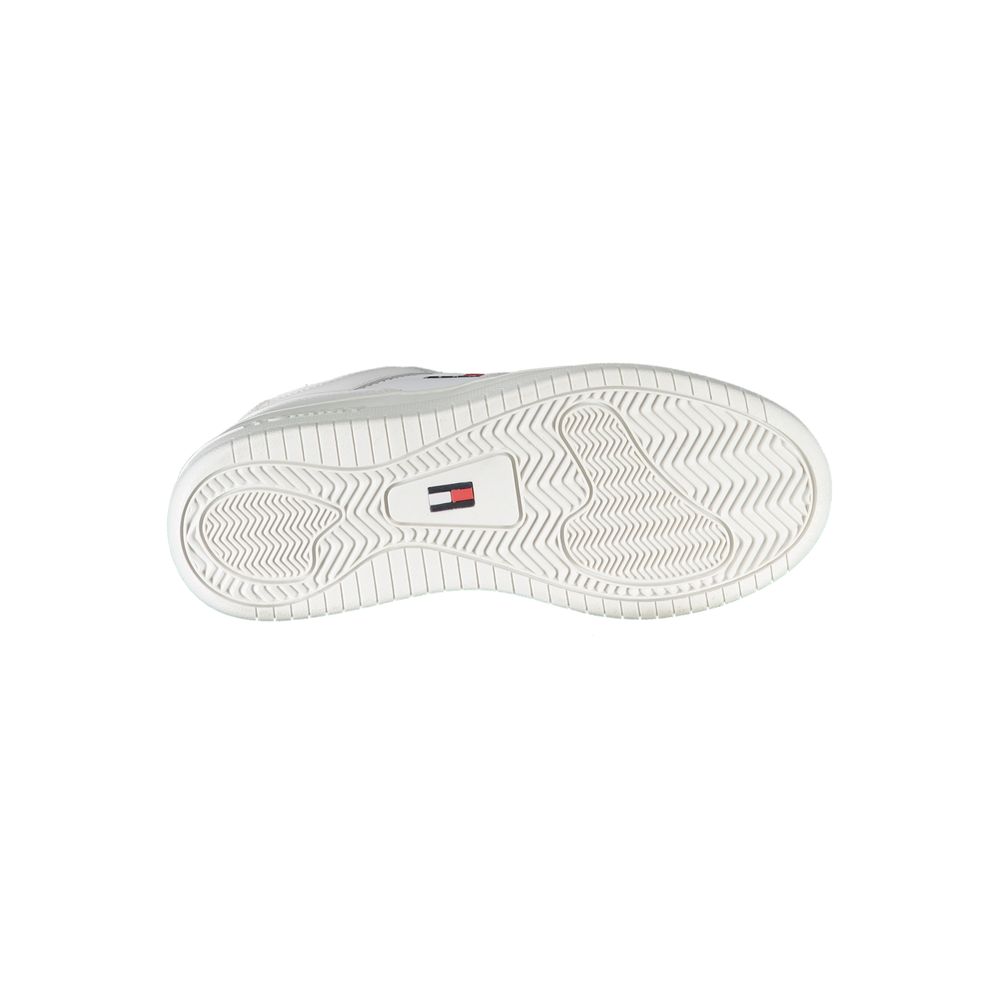 Tommy Hilfiger White Polyester Sneaker - ACCEXO
