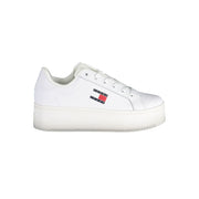 Tommy Hilfiger White Polyester Sneaker - ACCEXO