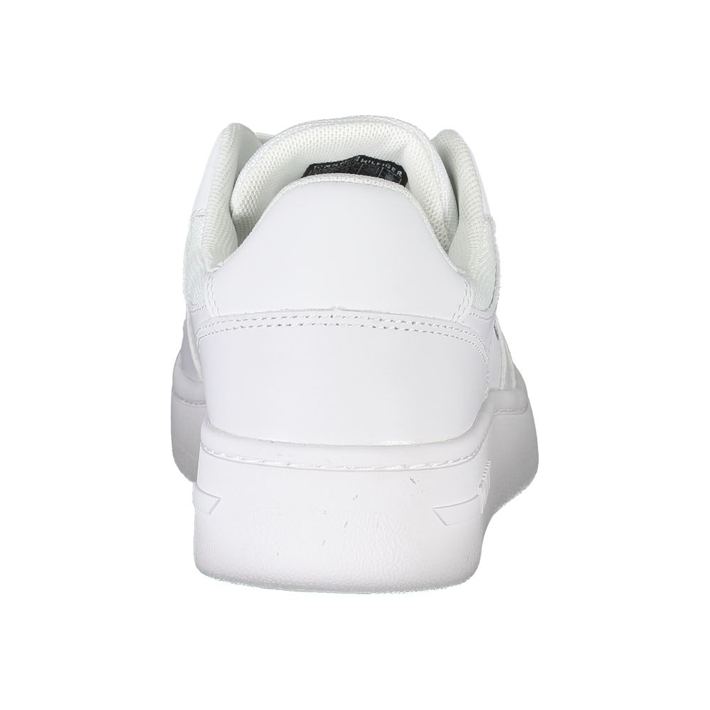 Tommy Hilfiger White Polyester Sneaker - ACCEXO