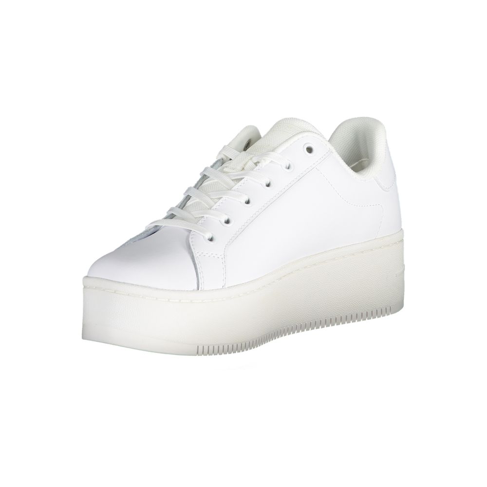 Tommy Hilfiger White Polyester Sneaker - ACCEXO