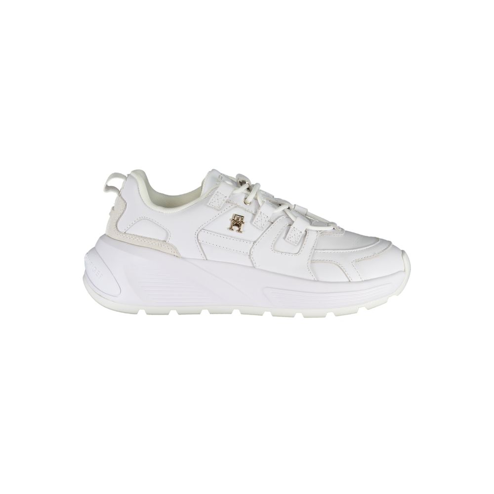 Tommy Hilfiger White Polyester Sneaker - ACCEXO