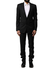 Dolce & Gabbana Blue MARTINI Wool Formal 2 Piece Suit - ACCEXO