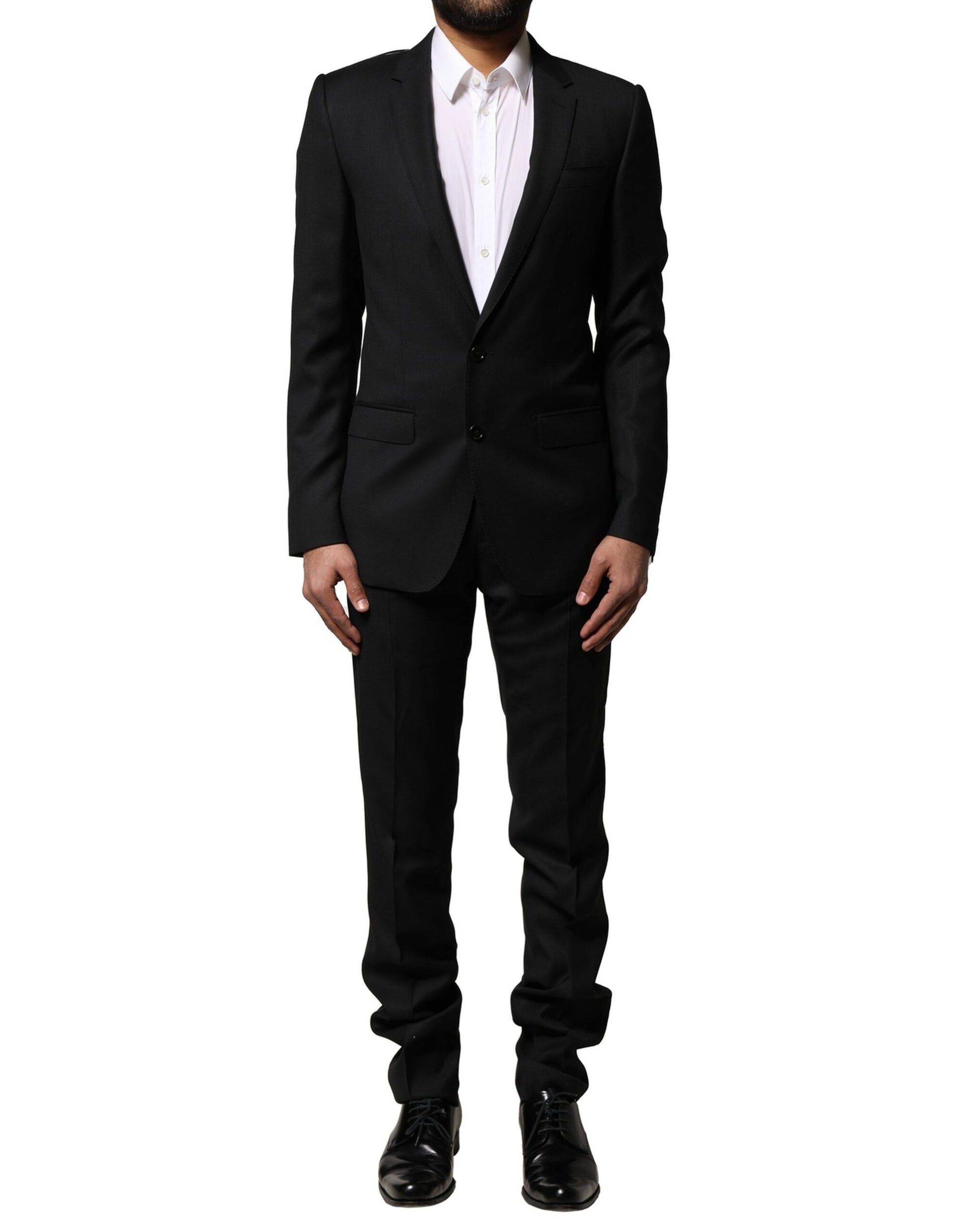 Dolce & Gabbana Blue MARTINI Wool Formal 2 Piece Suit - ACCEXO