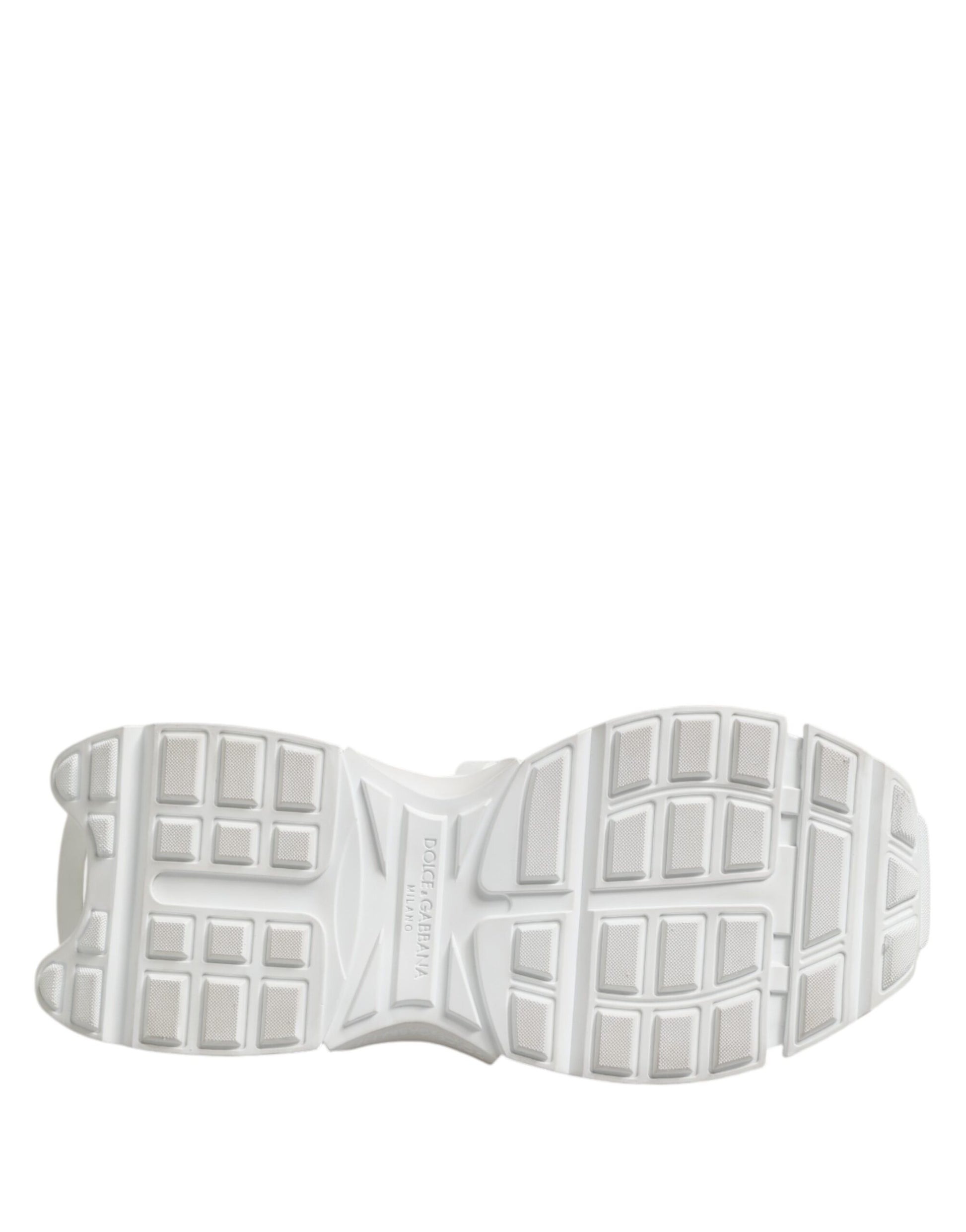 Dolce & Gabbana White Gray Low Top Space Sneakers Shoes - ACCEXO
