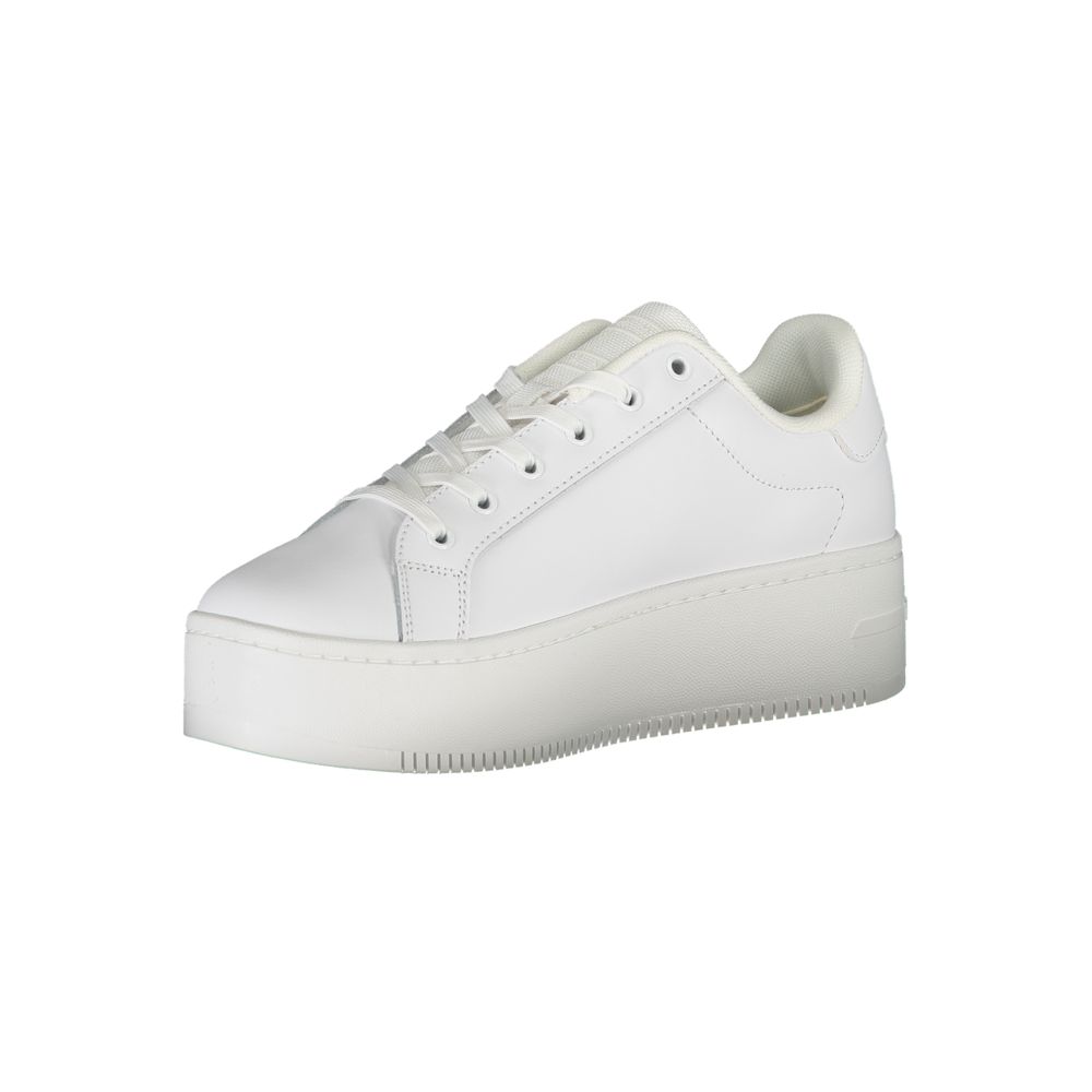 Tommy Hilfiger White Polyester Sneaker - ACCEXO