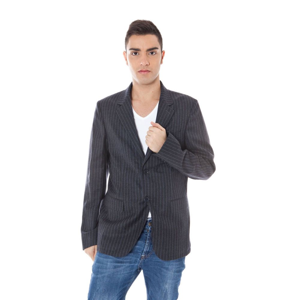 Calvin Klein Gray Wool Jacket - ACCEXO
