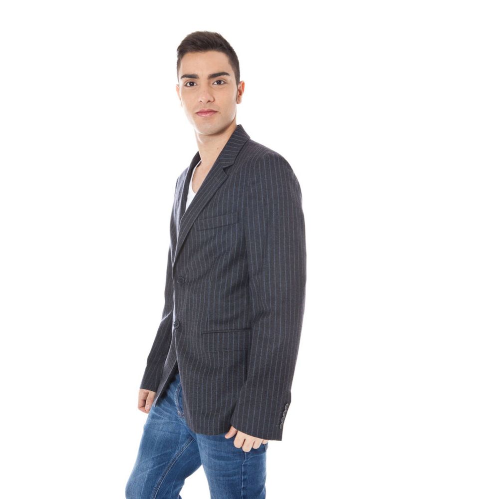 Calvin Klein Gray Wool Jacket - ACCEXO