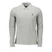 U.S. POLO ASSN. Gray Cotton Polo Shirt