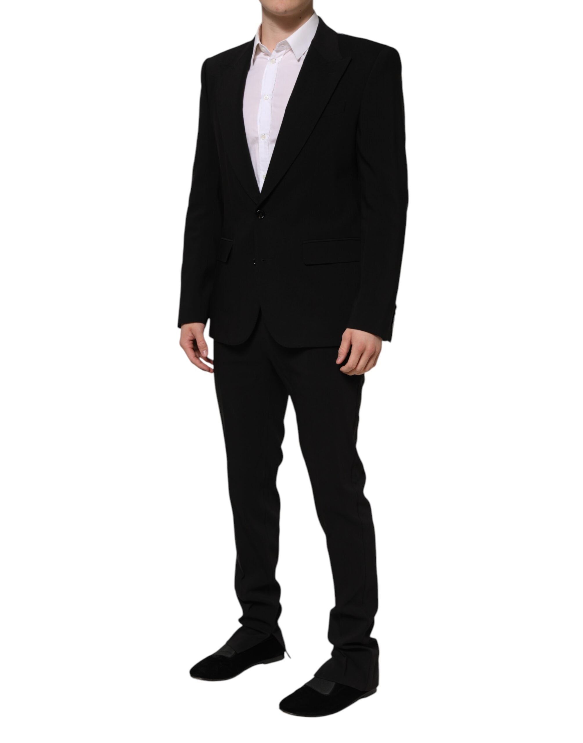 Dolce & Gabbana Black MARTINI Single Breasted 2 Piece Suit - ACCEXO