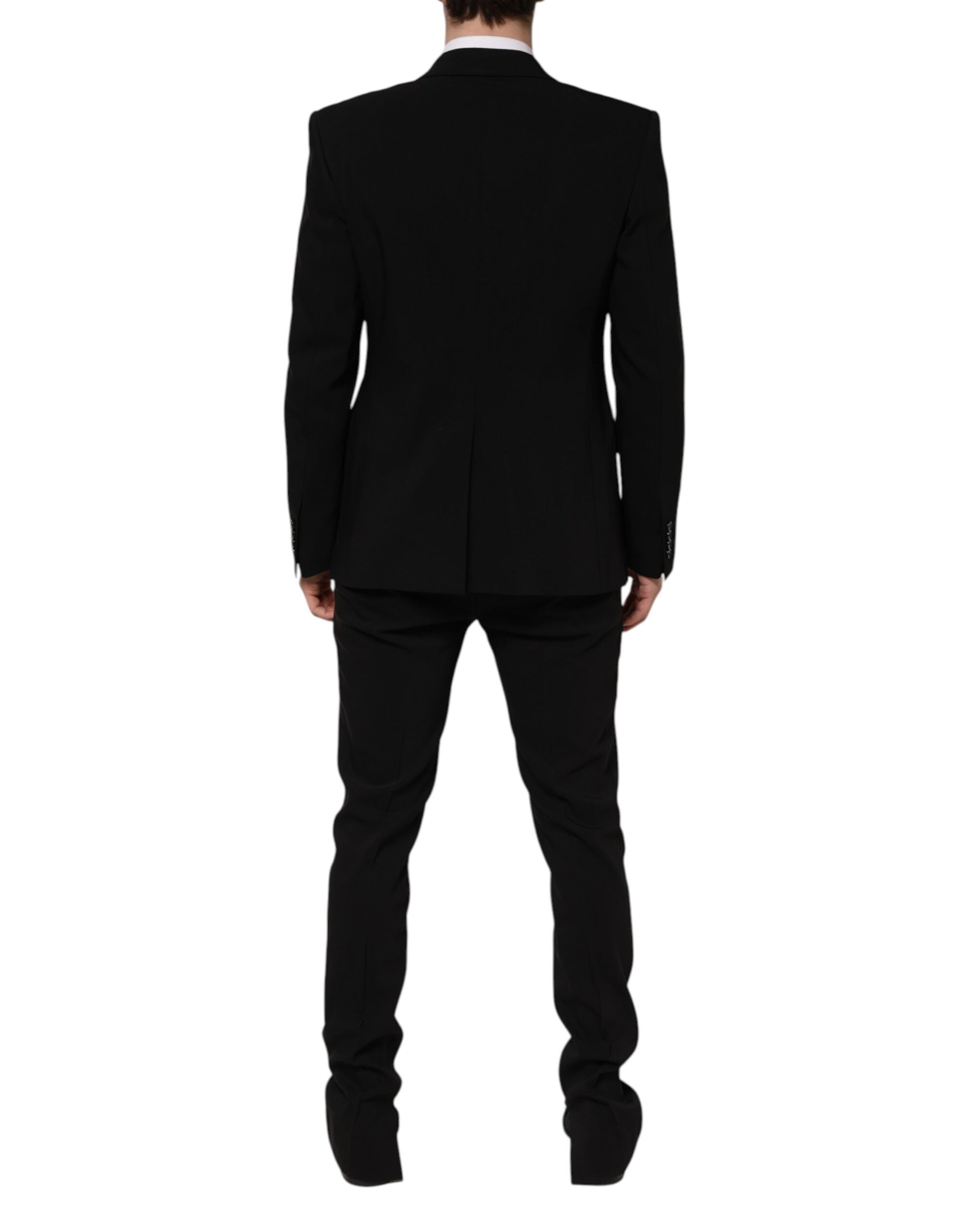 Dolce & Gabbana Black MARTINI Single Breasted 2 Piece Suit - ACCEXO