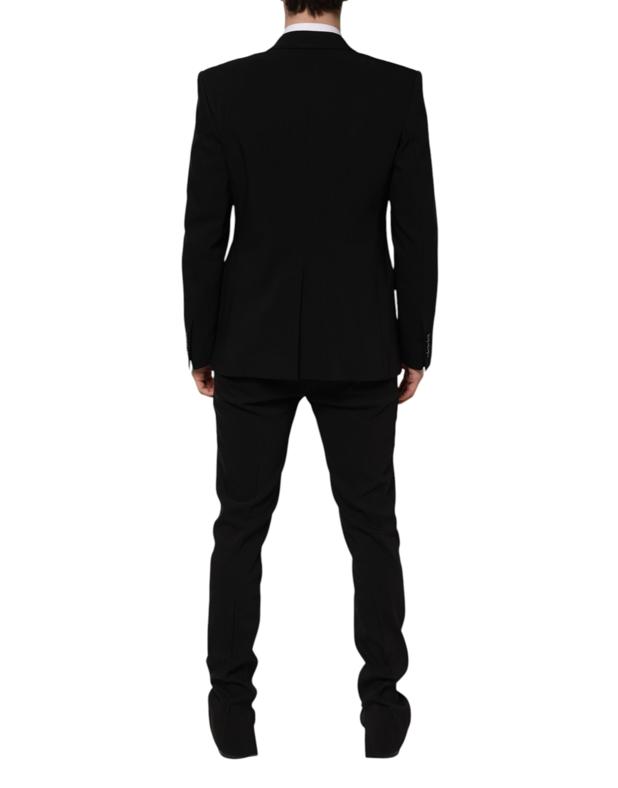 Dolce & Gabbana Black MARTINI Single Breasted 2 Piece Suit - ACCEXO