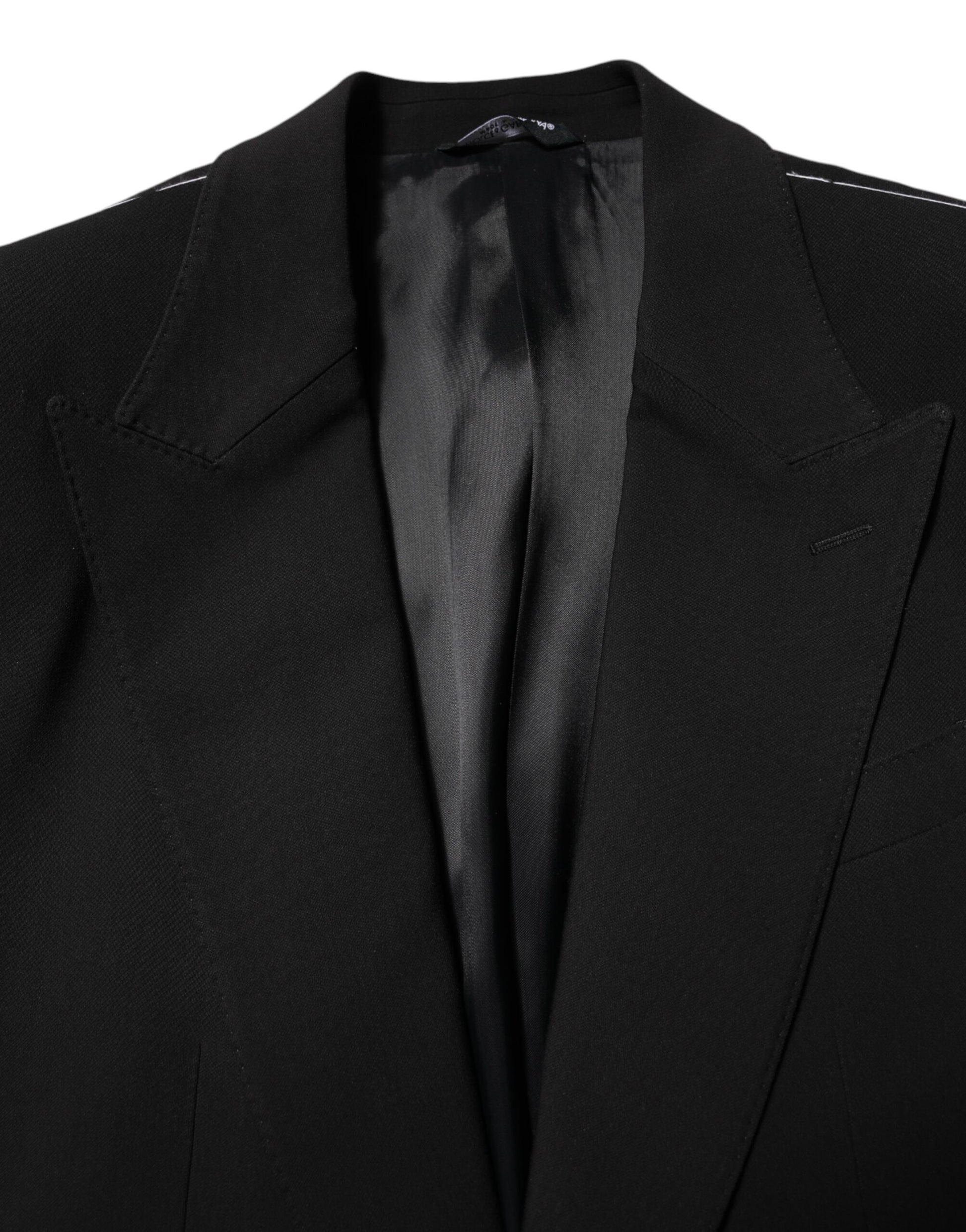 Dolce & Gabbana Black MARTINI Single Breasted 2 Piece Suit - ACCEXO