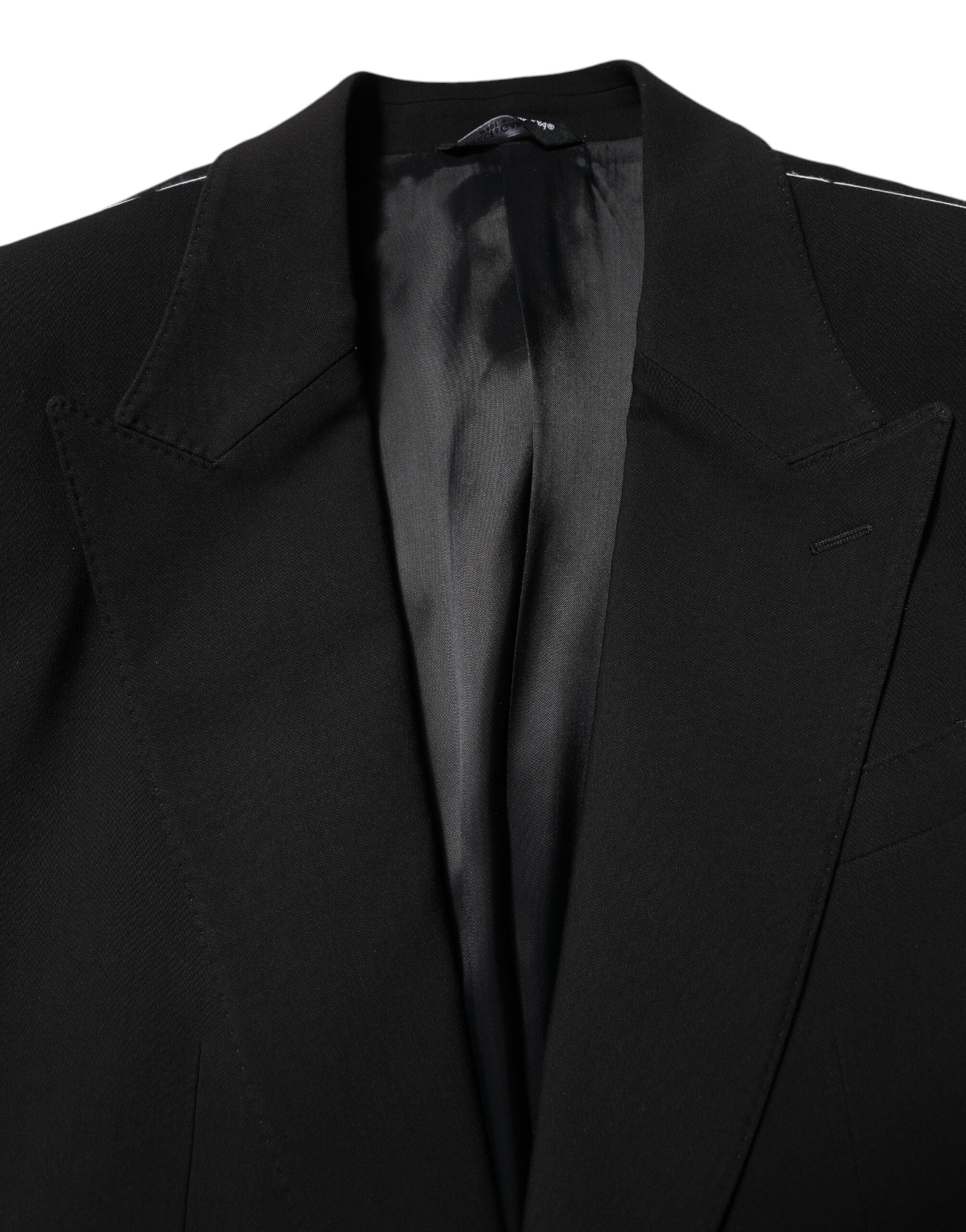 Dolce & Gabbana Black MARTINI Single Breasted 2 Piece Suit - ACCEXO