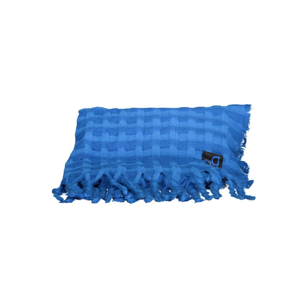 Desigual Blue Polyester Scarf
